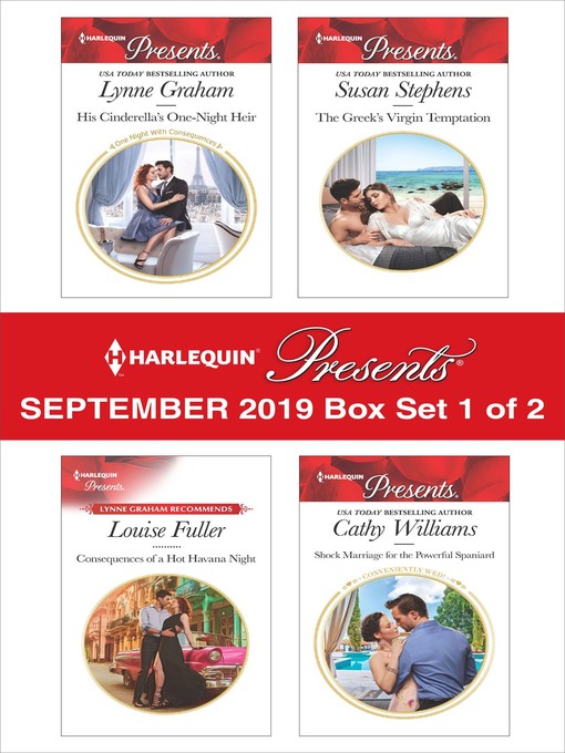 Title details for Harlequin Presents, September 2019, Box Set 1 of 2 by Lynne Graham - Available